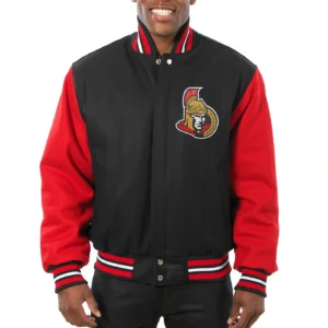 Ottawa Senators Two Tone Full Wool Varsity Jacket
