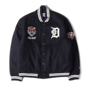 Team Legacy Palace x Detroit Tigers x New Era Navy Varsity Jacket