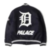 Team Legacy Palace x Detroit Tigers x New Era Navy Varsity Jacket - Image 2