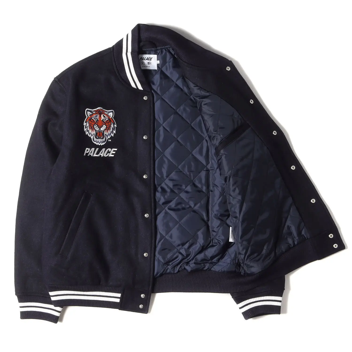 Team Legacy Palace x Detroit Tigers x New Era Navy Varsity Jacket - Image 3