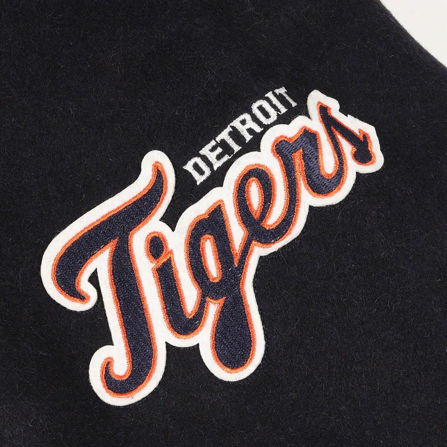 Team Legacy Palace x Detroit Tigers x New Era Navy Varsity Jacket - Image 6