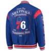 Philadelphia 76ers Commemorative Championship Basketball Team Players Wool Varsity Jacket - Image 2