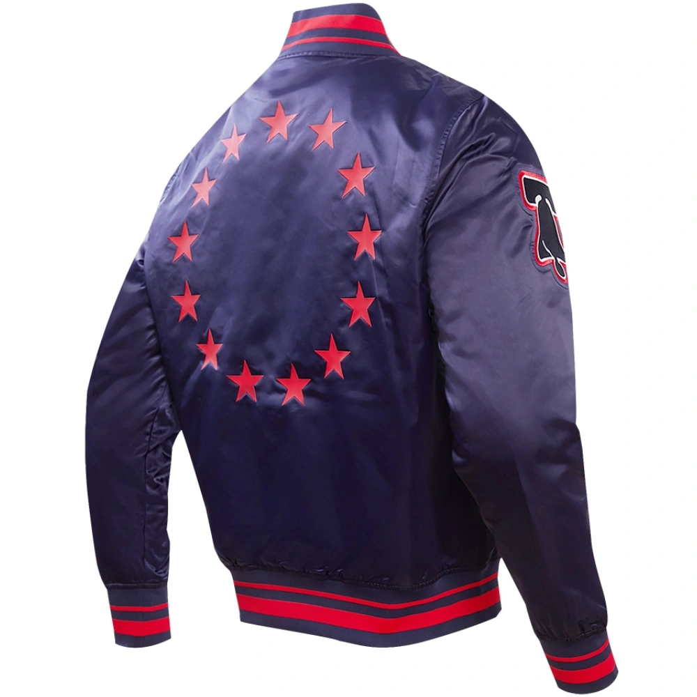 Philadelphia 76ers World Series Pro Standard Full-Snap Satin Varsity Jacket - Image 2