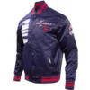 Philadelphia 76ers World Series Pro Standard Full-Snap Satin Varsity Jacket