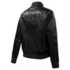Philadelphia 76ers Pro Standard Team Players Satin Varsity Black Jacket - Image 2