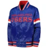 Philadelphia 76ers Starter Youth Home Game Satin Varsity Jacket
