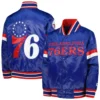 Philadelphia 76ers Starter Youth Home Game Satin Varsity Jacket - Image 3
