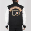 Philadelphia Flyers Animal Print Wool & Leather Varsity Jacket - Image 4