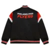 Philadelphia Flyers Cooperstown Heavyweight Black Varsity Jacket - Image 2