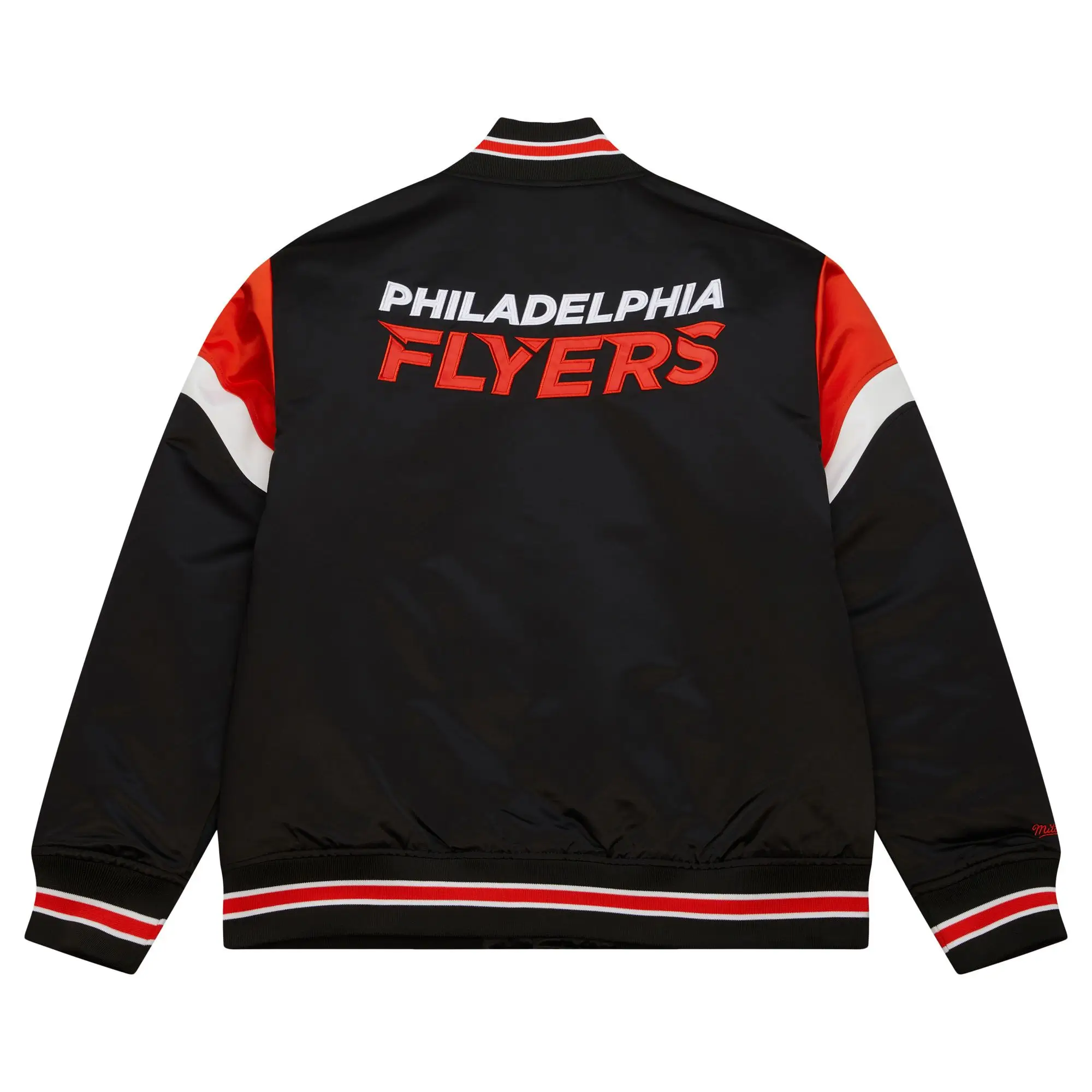 Philadelphia Flyers Cooperstown Heavyweight Black Varsity Jacket - Image 2