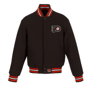 Philadelphia Flyers One Color Full wool Varsity Jacket