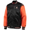 Philadelphia Flyers The Enforcer Black/Orange Varsity Jacket