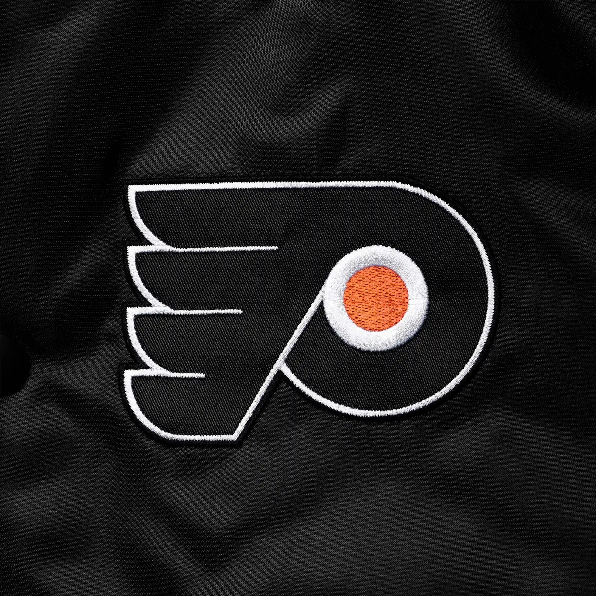 Philadelphia Flyers The Enforcer Black/Orange Varsity Jacket - Image 3