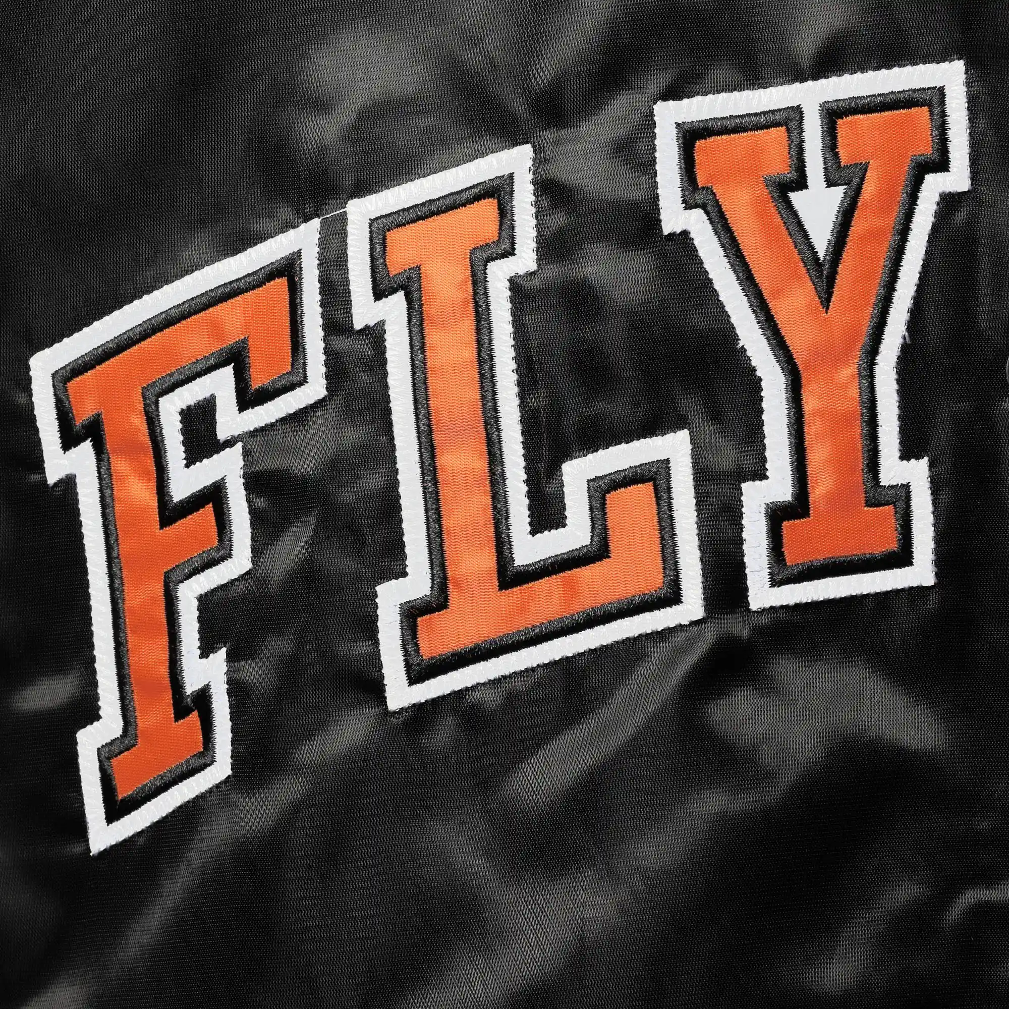 Philadelphia Flyers The Ace Black/Orange Varsity Jacket - Image 3