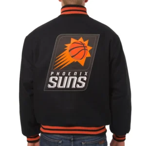 Alternative view of Phoenix Suns Basketball Players Full Wool One Color Varsity Jacket
