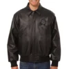 Phoenix Suns Bomber Varsity Full Leather Black Jacket