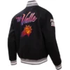 Phoenix Suns Classic Black Wool Varsity Jacket - Image 2