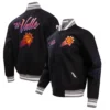 Phoenix Suns Classic Black Wool Varsity Jacket - Image 3