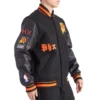 Phoenix Suns Triple Black Wool & Leather Varsity Jacket - Image 4