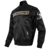 Pittsburgh Penguins Classic Satin Varsity Jacket - Image 2