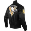 Pittsburgh Penguins Classic Satin Varsity Jacket - Image 3