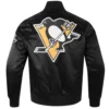 Pittsburgh Penguins Classic Satin Varsity Jacket - Image 4