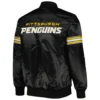 Pittsburgh Penguins Pick & Roll Satin Varsity Jacket - Image 2