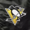 Pittsburgh Penguins The Leader Satin Varsity Jacket - Image 3