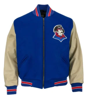 Pittsburgh Pirates Letterman 1945 Authentic Royal Blue Wool & Leather Varsity Jacket