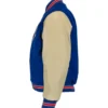 Pittsburgh Pirates Letterman 1945 Authentic Royal Blue Wool & Leather Varsity Jacket - Image 3