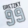 Los Angeles Kings Wayne Gretzky Burst Warm Up Satin Varsity Jacket - Image 4