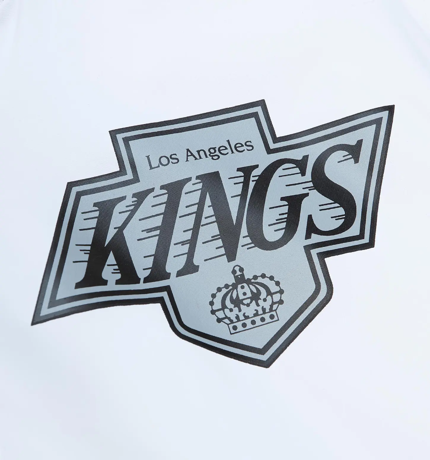 Los Angeles Kings Wayne Gretzky Burst Warm Up Satin Varsity Jacket - Image 3