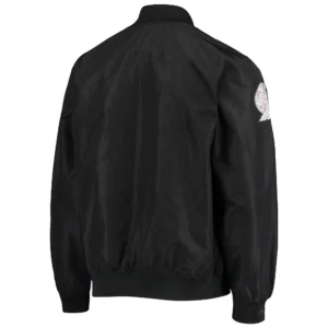 Alternative view of Portland Trail Blazers Authentic Warm-Up Classic Black Varsity Jacket