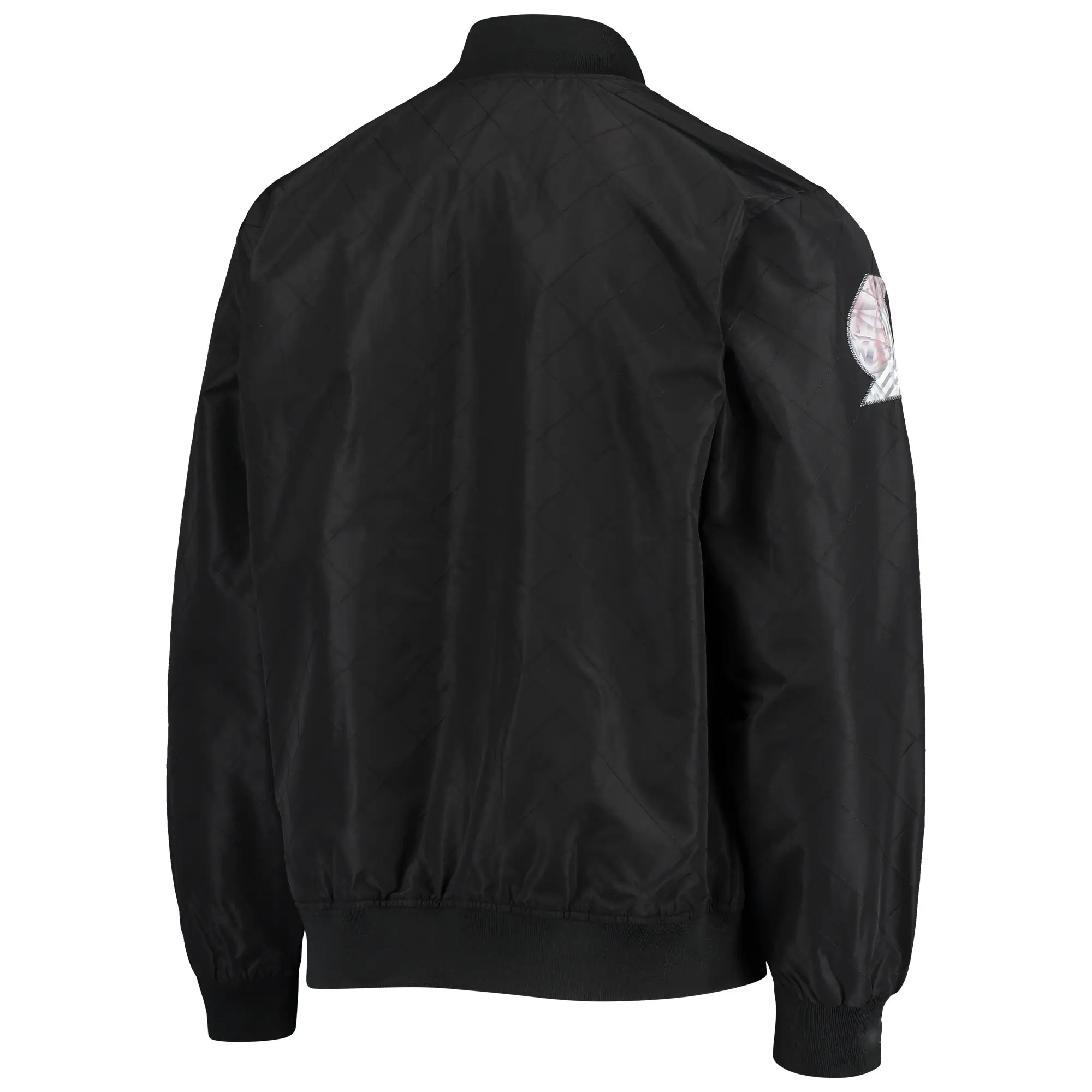 Portland Trail Blazers Authentic Warm-Up Classic Black Varsity Jacket - Image 2