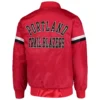 Portland Trail Blazers The Champ Red Varsity Satin Jacket - Image 2