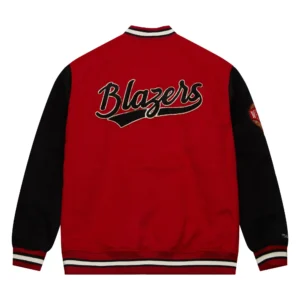 Alternative view of Portland Trail Blazers Team Legacy Varsity Jacket