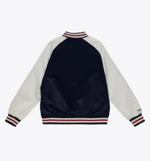 Alternative view of Chicago Cubs Lightweight Raglan Satin Varsity Jacket