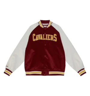 Primetime Lightweight Raglan Satin Jacket Cleveland Cavaliers