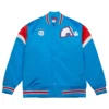 Quebec Nordiques Cooperstown Heavyweight Sky Blue Varsity Jacket