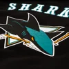 San Jose Sharks Reversible Black & White Letterman Varsity Jacket - Image 5