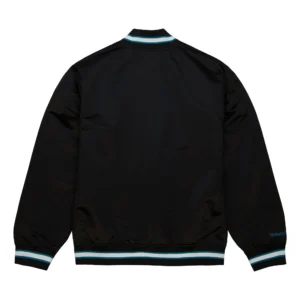 Alternative view of San Jose Sharks Team OG 2.0 Lightweight Black & Sky Blue Varsity Jacket