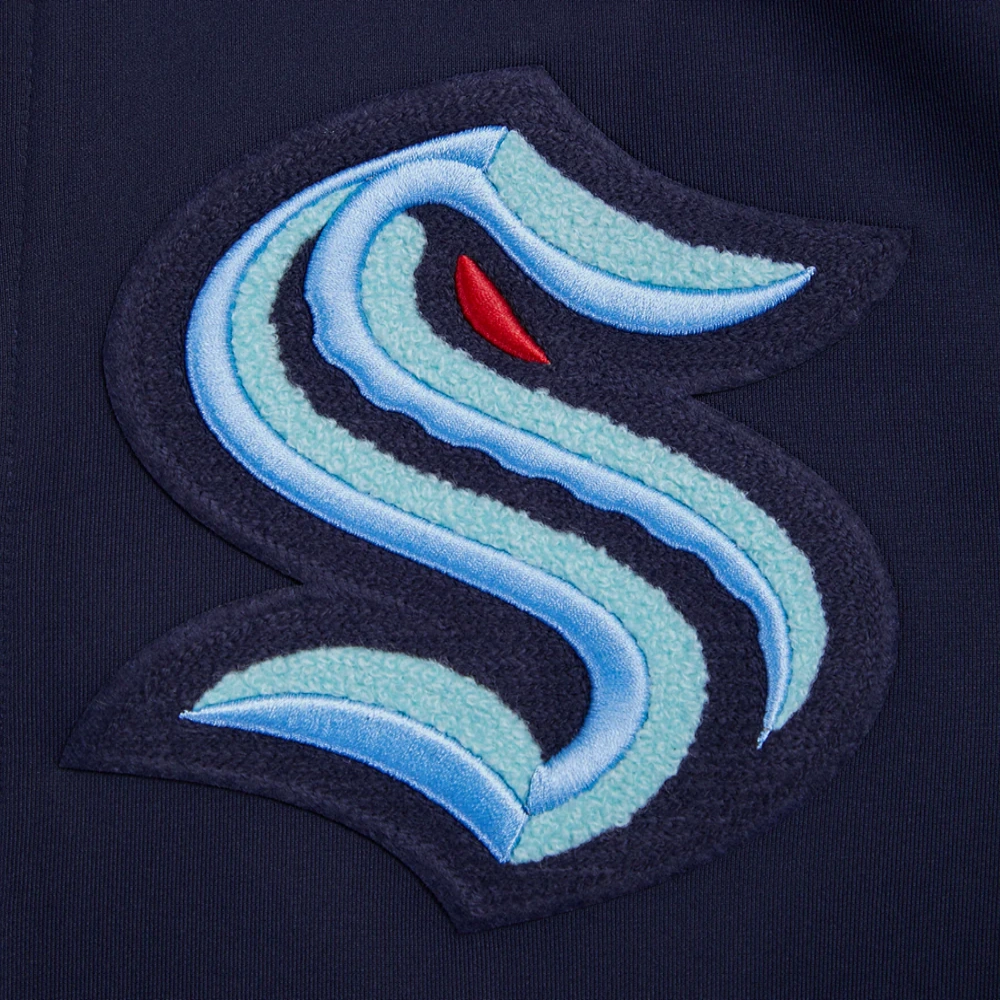 Seattle Kraken Neutral Pro Standard Classic Chenille Track Jacket - Image 5