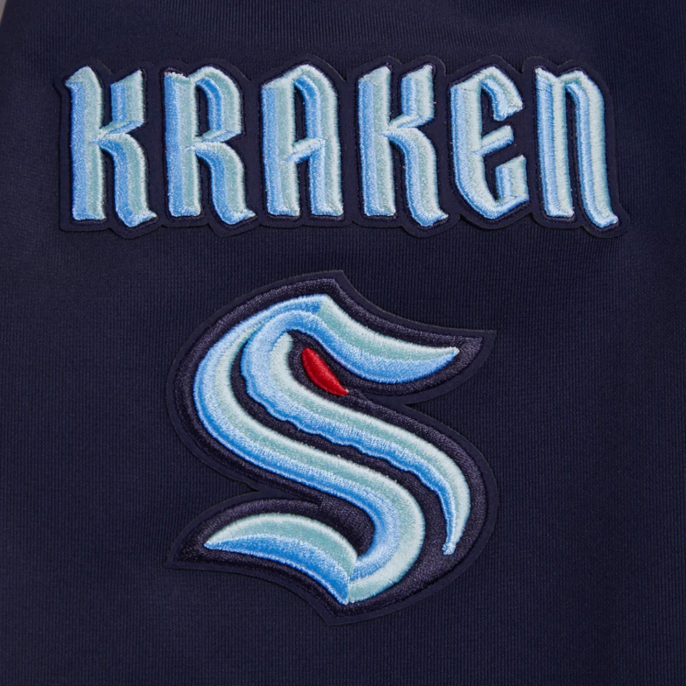 Seattle Kraken Neutral Pro Standard Classic Chenille Track Jacket - Image 6
