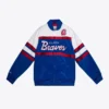 Atlanta Braves Special Script Heavyweight Full-Snap Satin Varsity Jacket