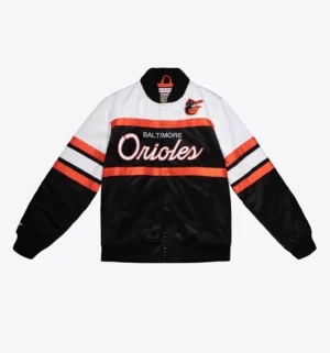 Special Script Heavyweight Satin Jacket Baltimore Orioles