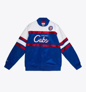 Special Script Heavyweight Satin Jacket Chicago Cubs