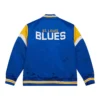St. Louis Blues Cooperstown Heavyweight Satin Varsity Jacket - Image 2