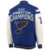 Alternative view of St. Louis Blues Stanley Cup Champions Satin Varsity Jacket