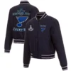 Women's St. Louis Blues Stanley Cup Champions Satin Varsity Jacket - Image 3