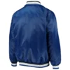 St. Louis Blues The Captain II Blue Satin Varsity Jacket - Image 2